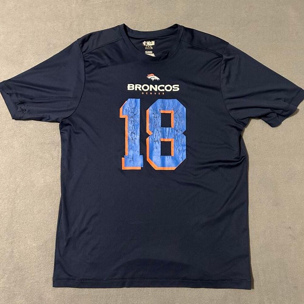 Nfl Men's Navy and Blue Jersey